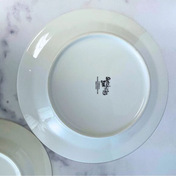 Disney Mickey Mouse Sketch Book Plates 10.5" &  8" - Picture 9 of 11